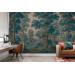 Vintage forest wallpaper | Scenic moody wall mural