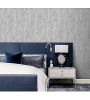 Gray Art Deco arch wallpaper peel and stick geometric wall mural Gray Art Deco arch wallpaper peel and stick geometric wall mural