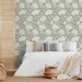 Vintage floral wallpaper, Victorian style