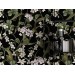 Dark floral wallpaper with white flowers