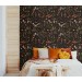 Dark whimsical wallpaper, moody forest fairy animals