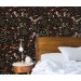 Dark whimsical wallpaper, moody forest fairy animals