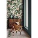 Tropical wallpaper exotic flowers and lush greenery