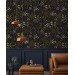 Dark floral wallpaper – Vintage botanical wall covering