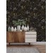 Dark floral wallpaper – Vintage botanical wall covering