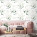 Elegant botanical wallpaper eucalyptus watercolor leaves
