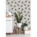 Modern geometric wallpaper – Abstract spiral pattern