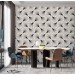 Modern geometric wallpaper – Abstract spiral pattern