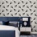 Modern geometric wallpaper – Abstract spiral pattern