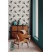 Modern geometric wallpaper – Abstract spiral pattern