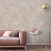 Neutral wallpaper minimalist flowers and leaves