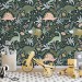 Dinosaur wallpaper kids Boys room accent wallpaper