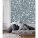 Botanical wallpaper herbs silhouette minimalist wall decor